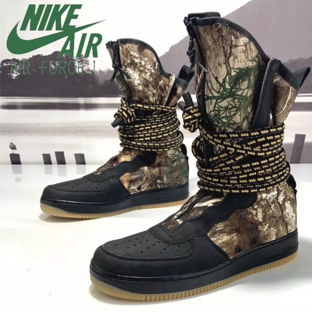 Nike SF Air Force 1 Realtree Camo Black Gum